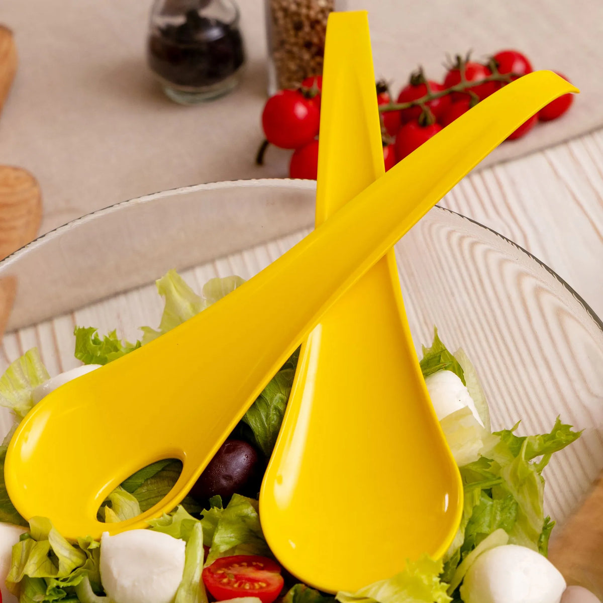 Posate da insalata 28 cm antibatteriche Sanaliving