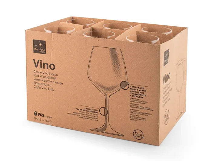 Calice in vetro per vino rosso cl.53 6pz - MaLu Casa Più