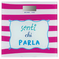 More Amor – Bilancia Pesapersone Digitale | Righe Rosa e Fucsia
