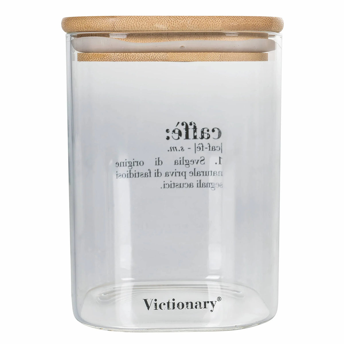 Victionary Barattolo Caffe Vetro/Bambu 1L - MaLu Casa Più