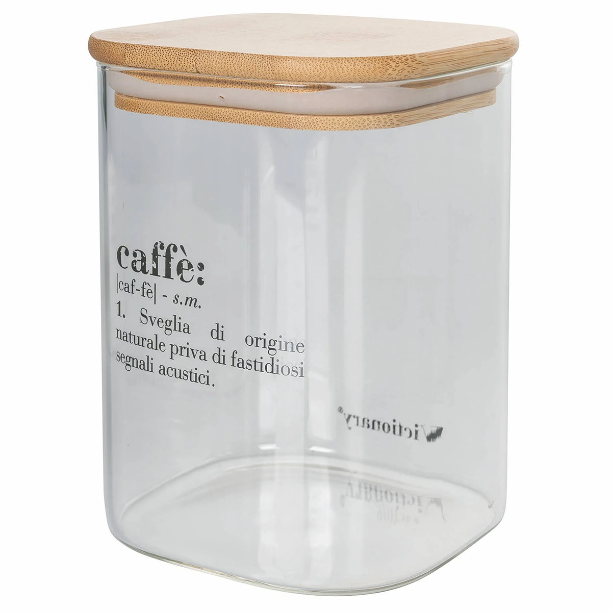 Victionary Barattolo Caffe Vetro/Bambu 1L - MaLu Casa Più