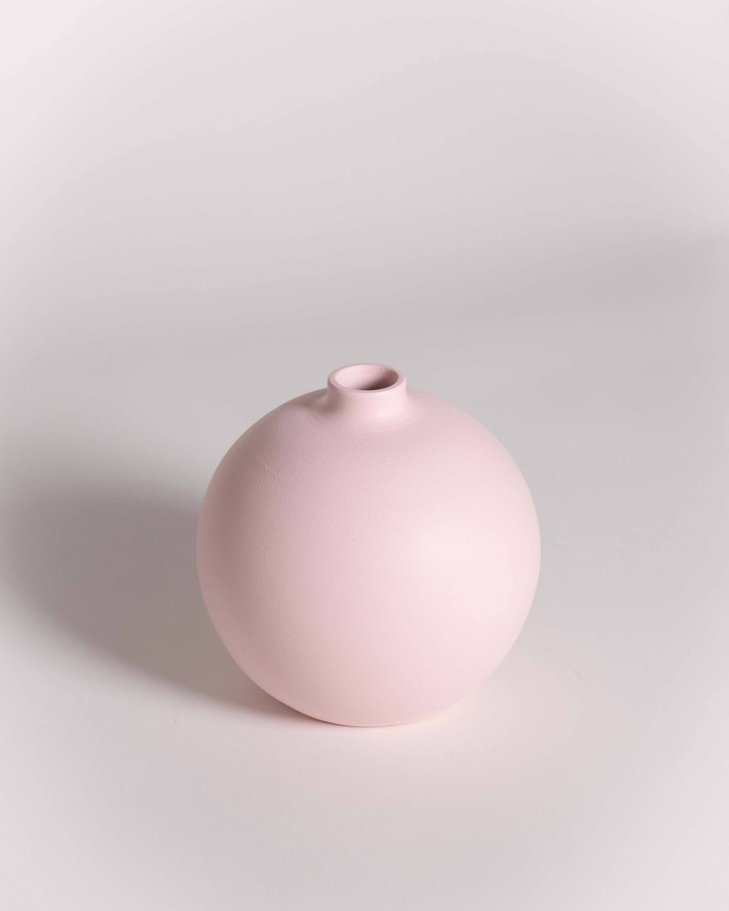 Vaso rosa chiaro Blanc 03 in ceramica fatto a mano