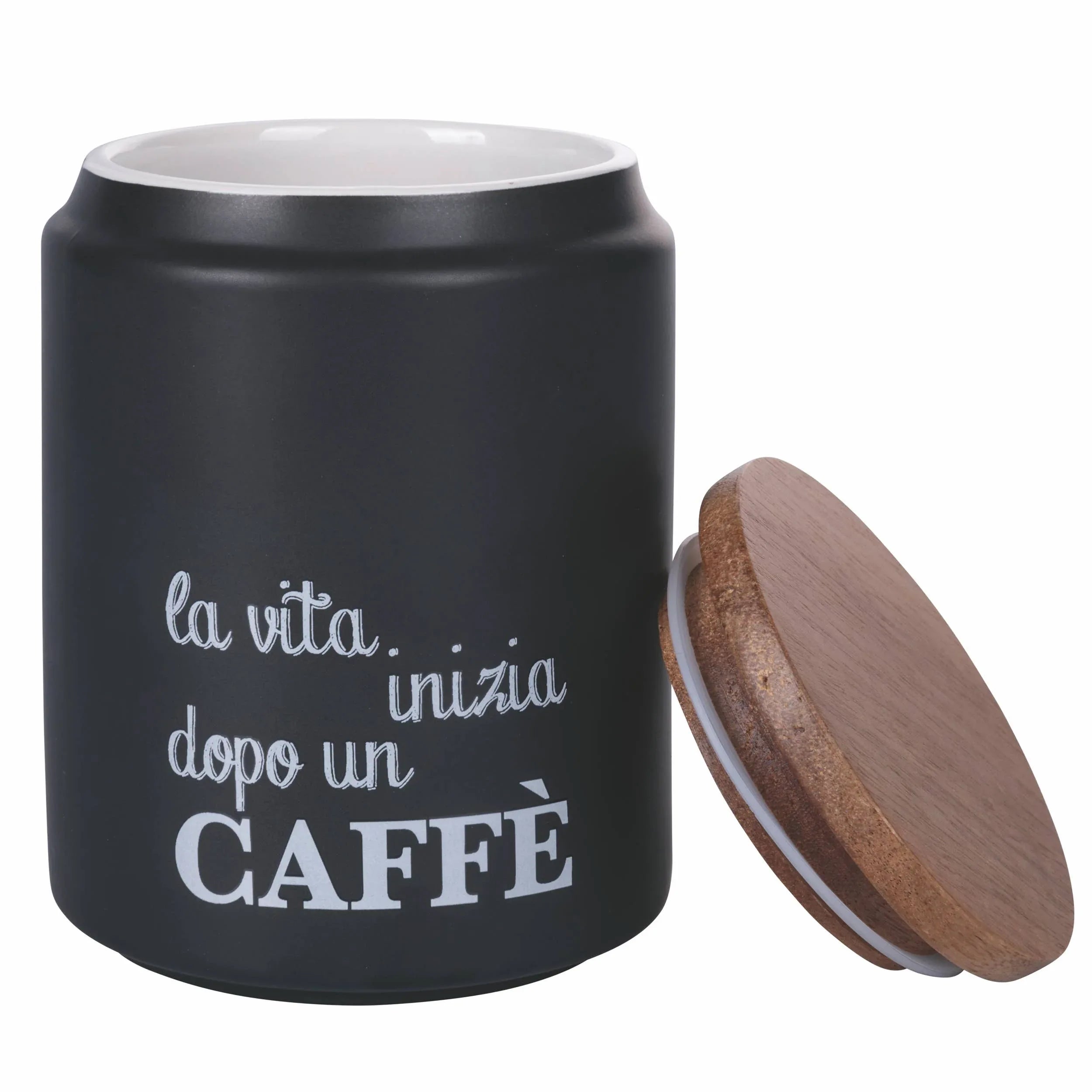 BARATTOLO CAFFE' CON COPERCHIO BAMBOO IDEE - MaLu Casa Più