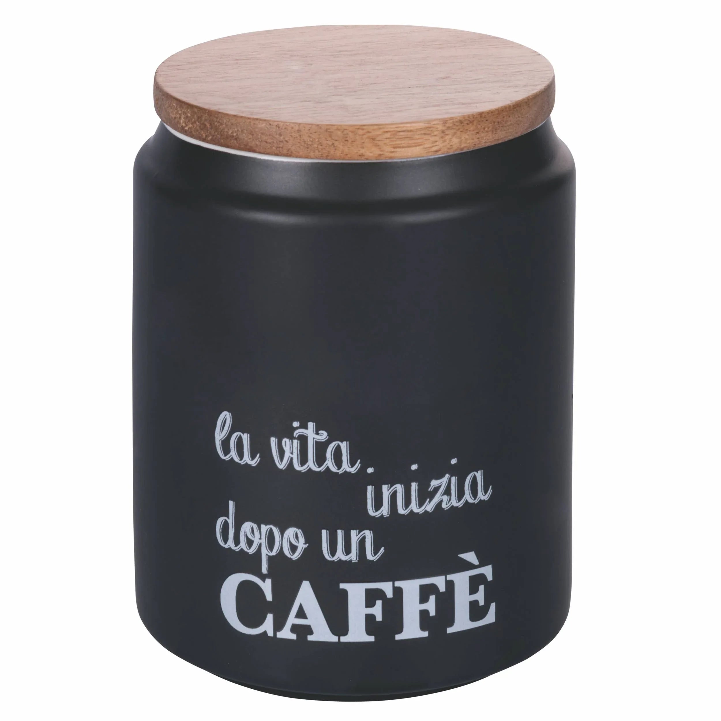 BARATTOLO CAFFE' CON COPERCHIO BAMBOO IDEE - MaLu Casa Più