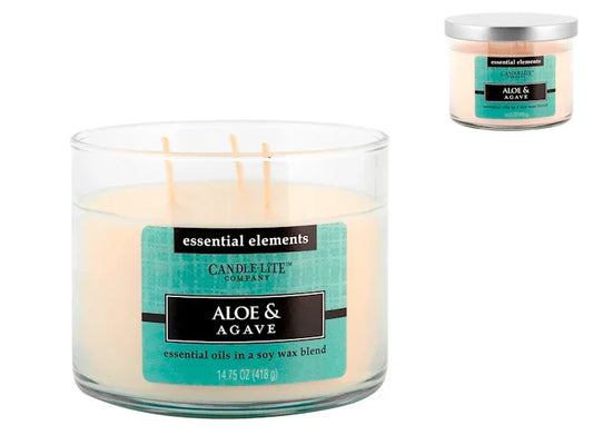 Candela profumo Aloe e Agave gr.418 - MaLu Casa Più