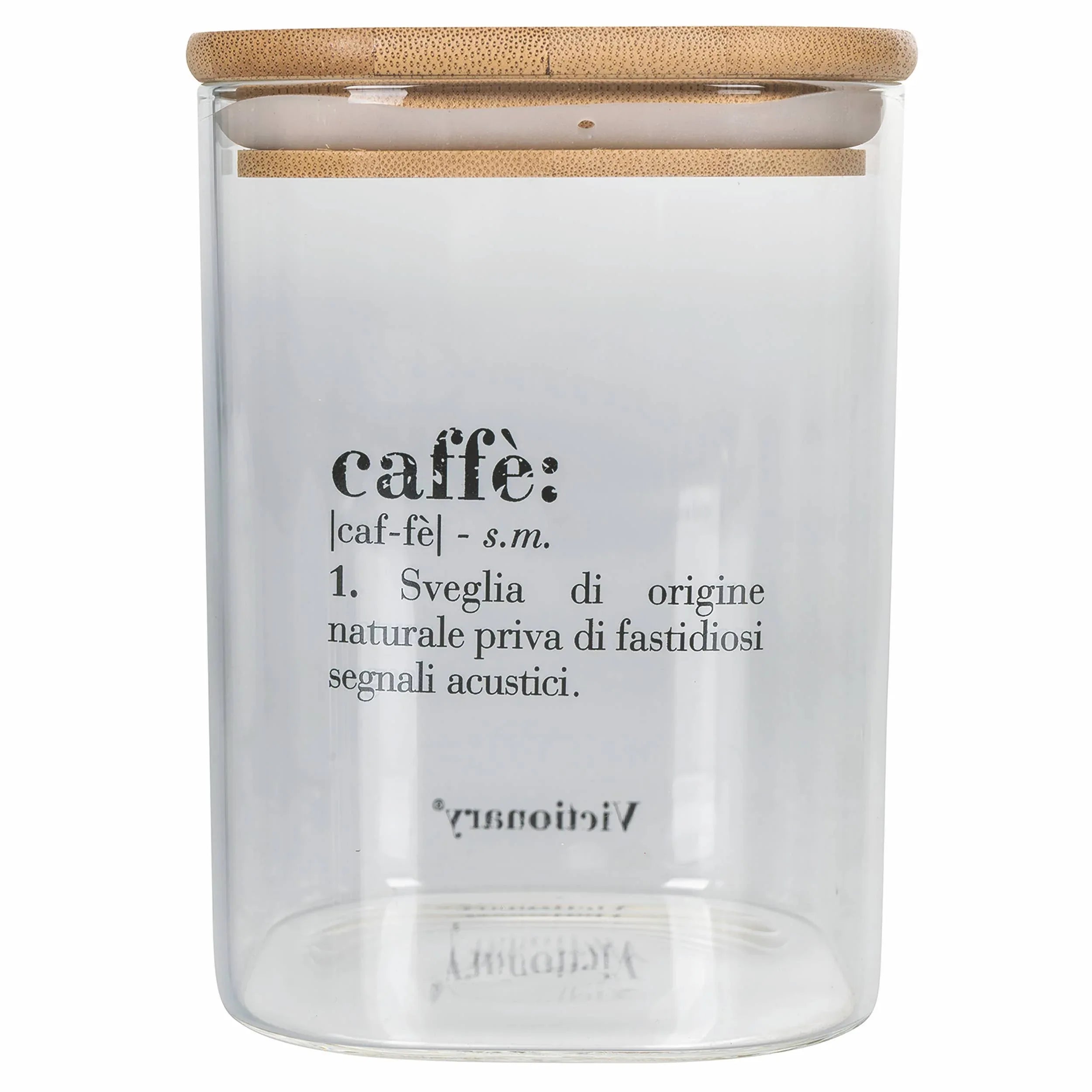 Victionary Barattolo Caffe Vetro/Bambu 1L - MaLu Casa Più