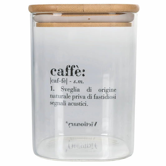 Victionary Barattolo Caffe Vetro/Bambu 1L - MaLu Casa Più