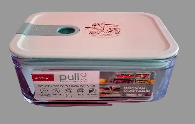 Contenitore in vetro rettangolare 0,75lt. Pull Box Glass