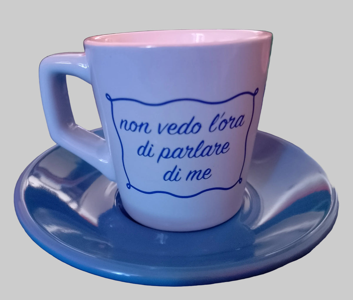 SET 6 TAZZINE CON PIATTINO E STAND