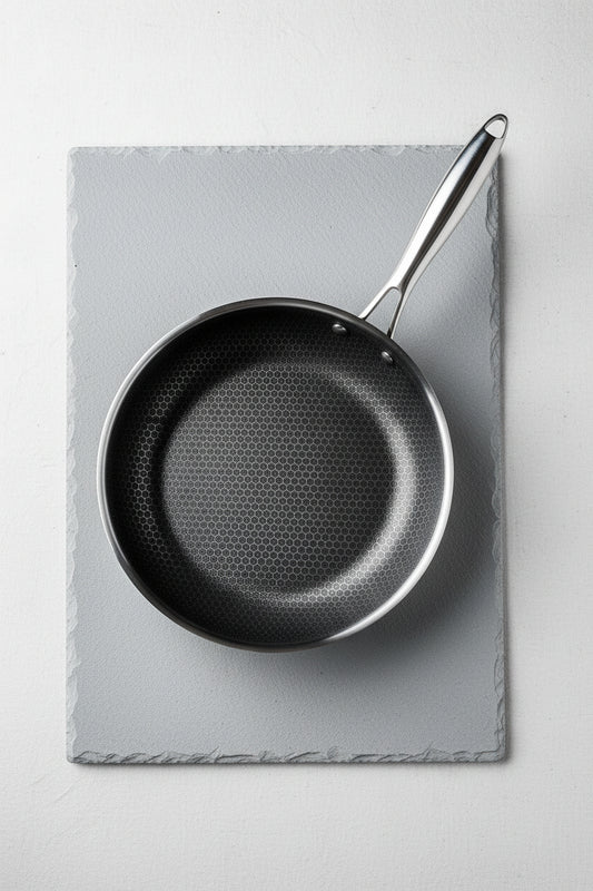 Padella inox rivestimento nido d'ape
