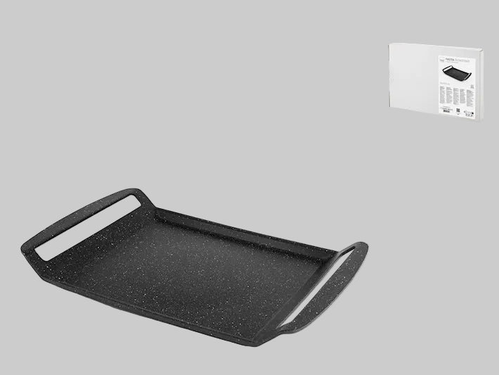 PIASTRA ALLUMINIO LISCIA 38X26 INDUZIONE