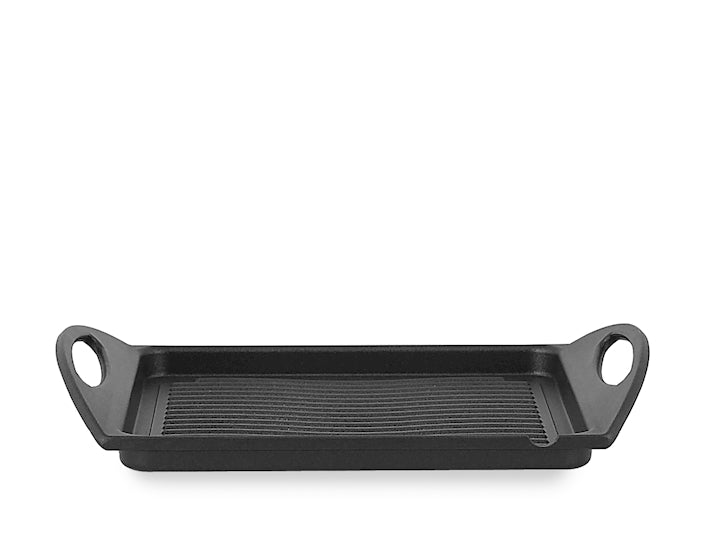 PIASTRA RIGATA ANTIADERENTE CHEF 25X25