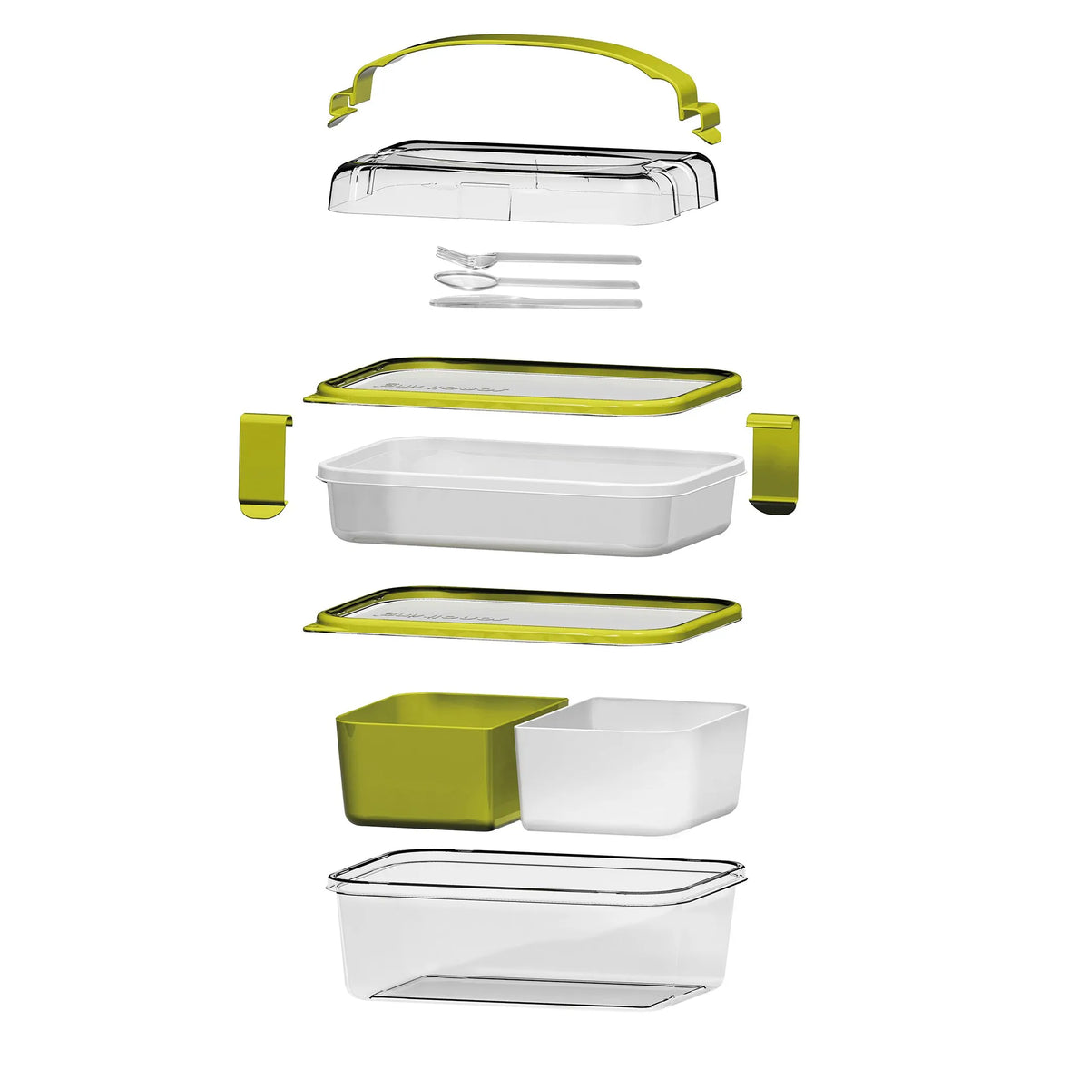 Lunch Box antibatterico 1 l + 2 l Sanaliving