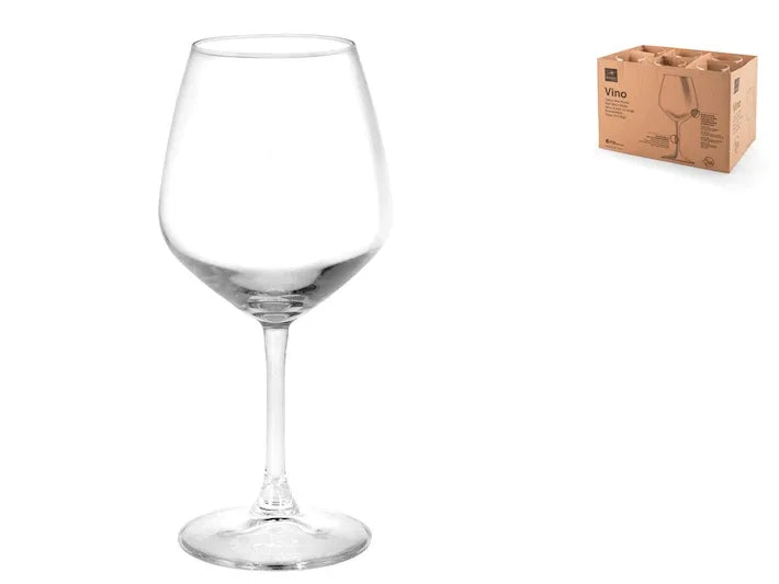 Calice in vetro per vino rosso cl.53 6pz - MaLu Casa Più