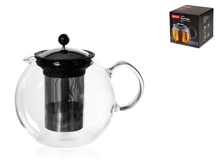 TEIERA BOROSILICATO CON FILTRO INOX 1,5lt.