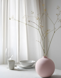 Vaso in ceramica rosa