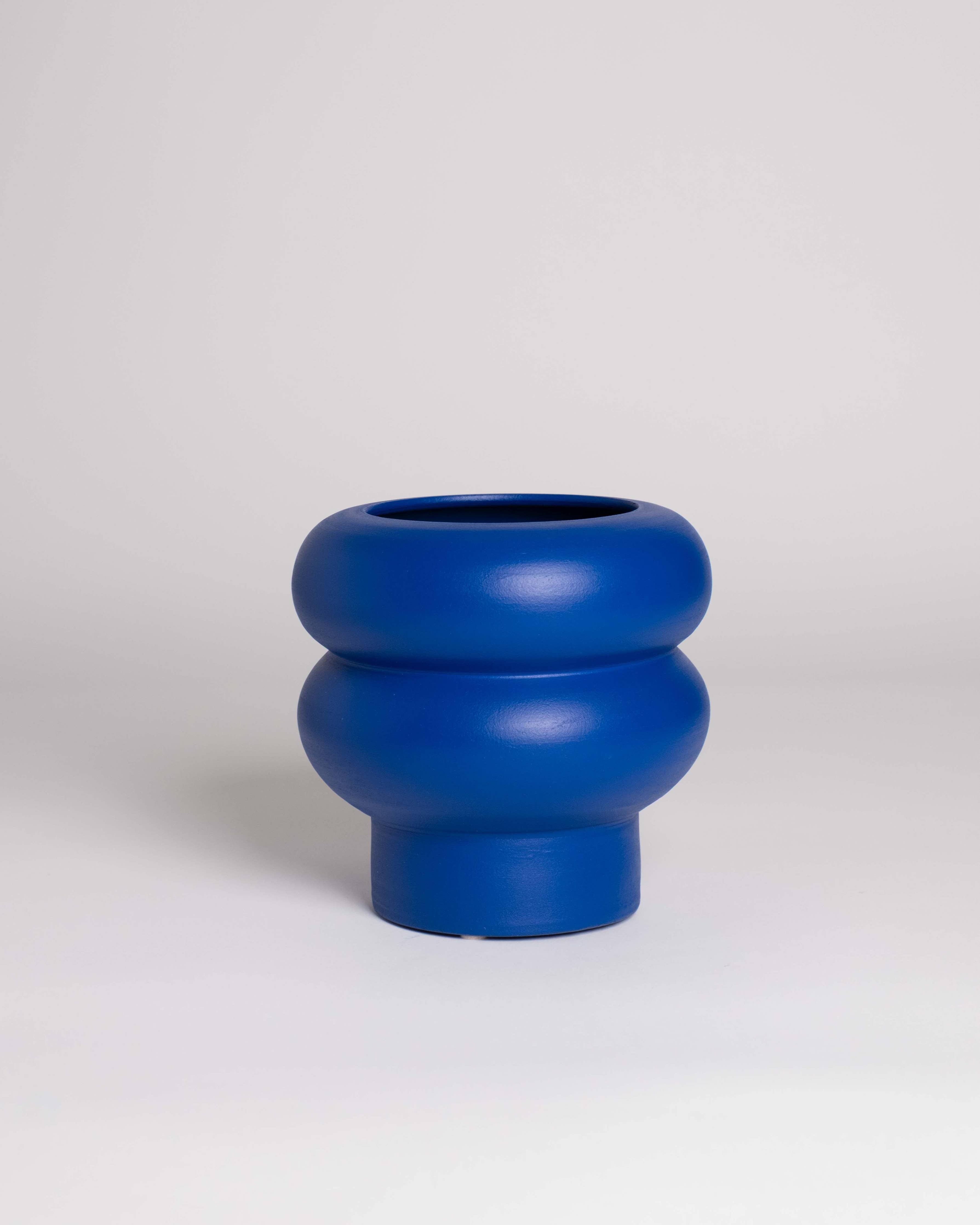 Vaso in ceramica Blu cobalto