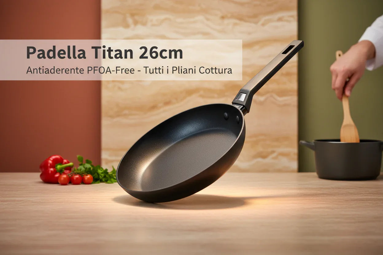 Padella antiaderente Titan cm.26 - MaLu Casa Più