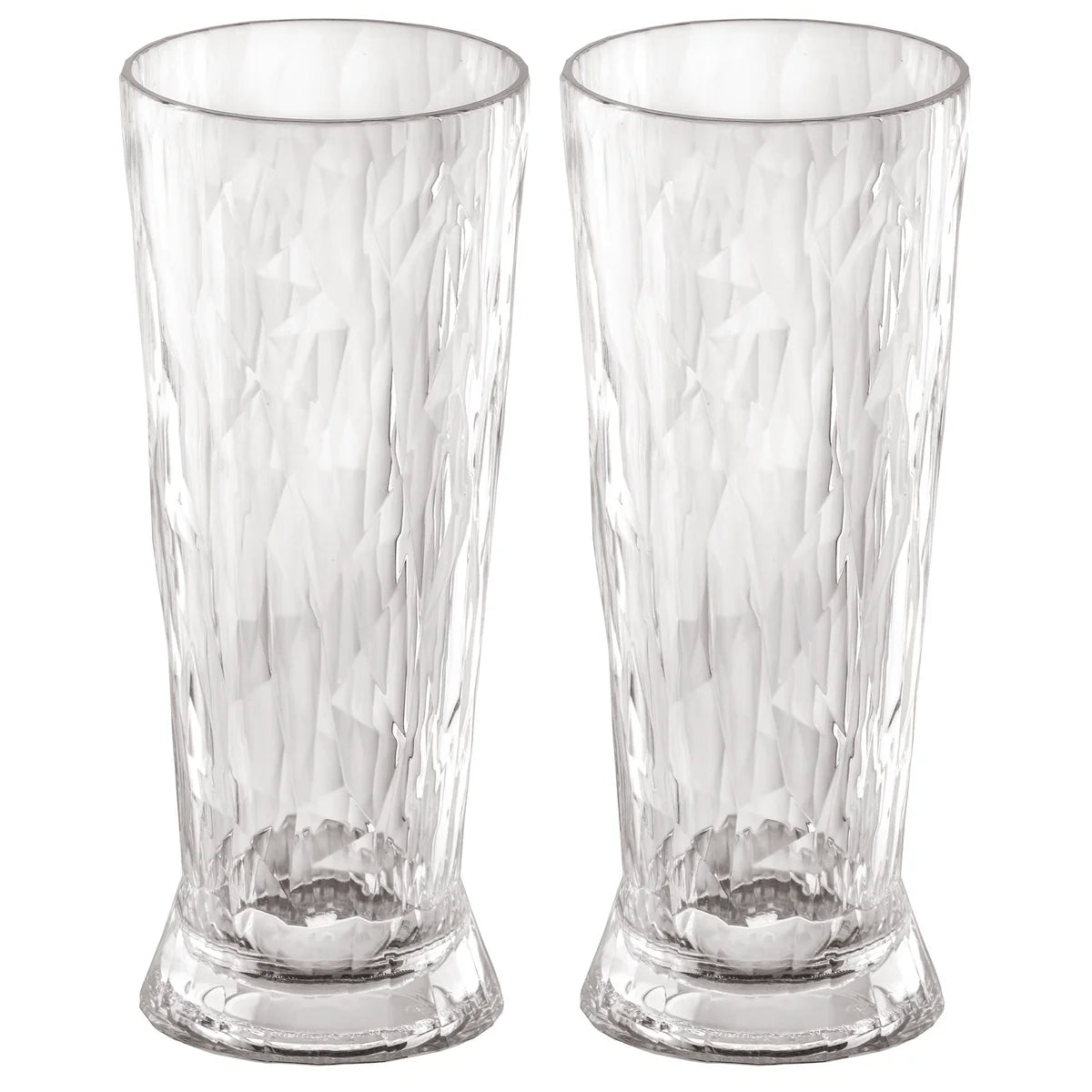 Set di 2 bicchieri da birra Superglass CLUB n. 10 Koziol