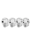 Set 4 tazzine moka carosello