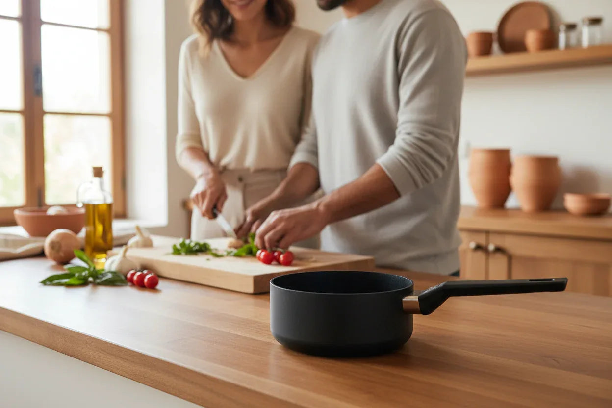 Casseruola 1 manico antiaderente Titan cm.18 - MaLu Casa Più