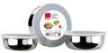 Set of 3 Stainless Steel Containers 14+16+18 cm with Lid