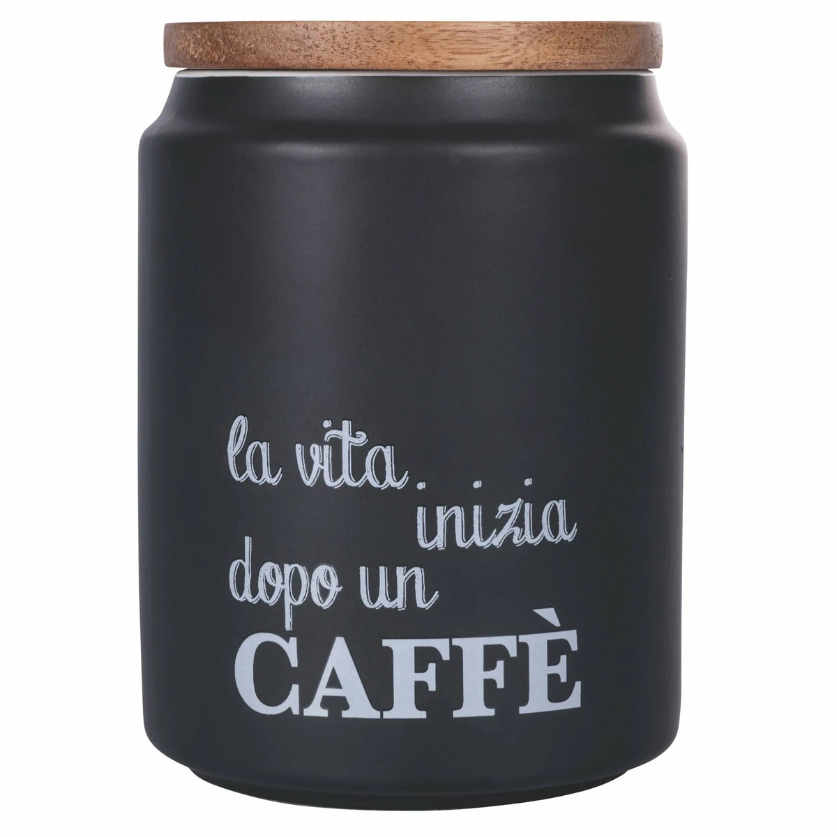 BARATTOLO CAFFE' CON COPERCHIO BAMBOO IDEE - MaLu Casa Più