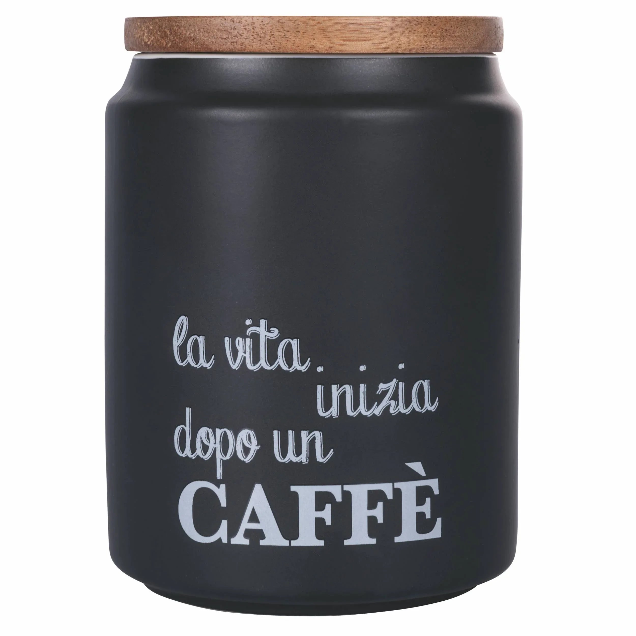BARATTOLO CAFFE' CON COPERCHIO BAMBOO IDEE - MaLu Casa Più