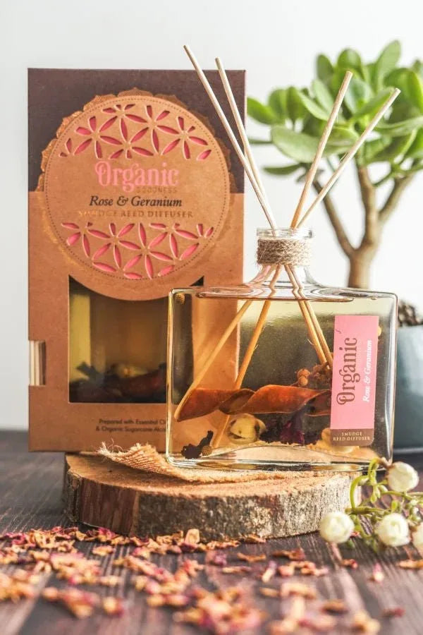 Diffusore con olio essenziale Rosa e geranio - MaLu Casa Più