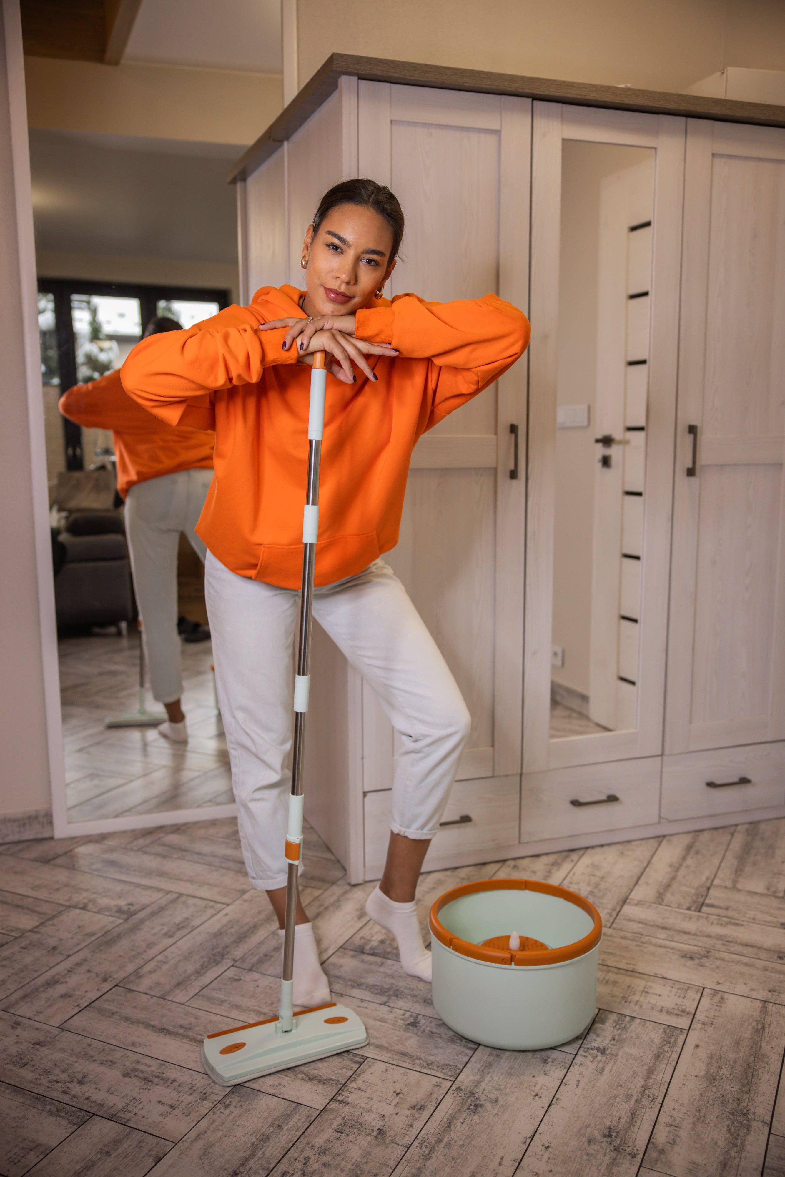 Floormy Urban Loft Flat Mop – Pulizia a doppia camera