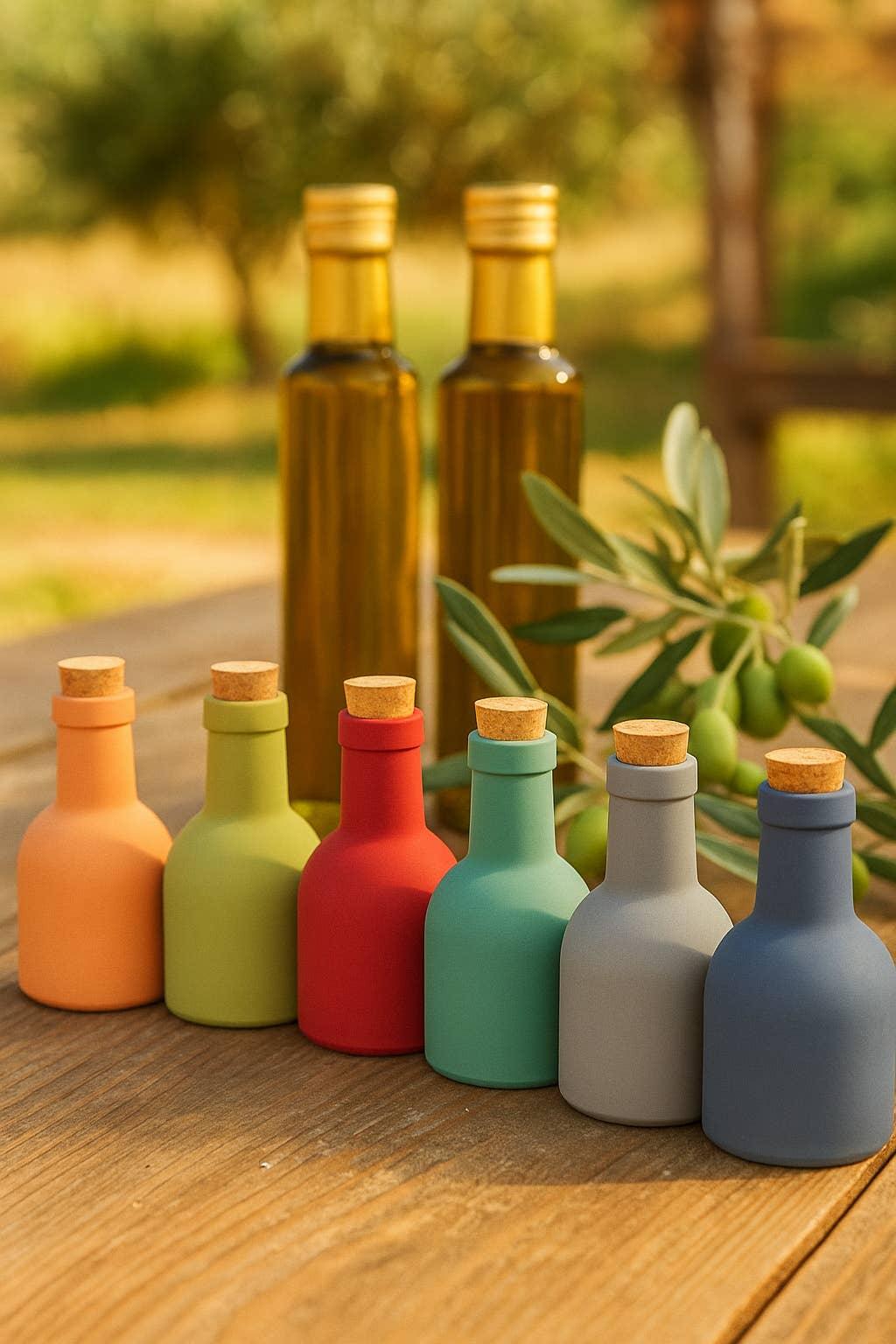 OLIERA 400ML MATT TAPPO SUGHERO 6 ASSORTITI - MaLu Casa Più