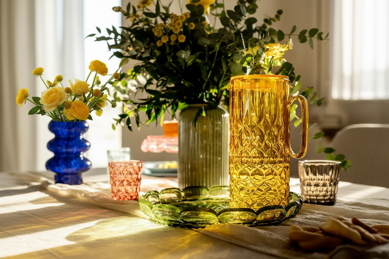 Hero con vaso Ripple blu cobalto