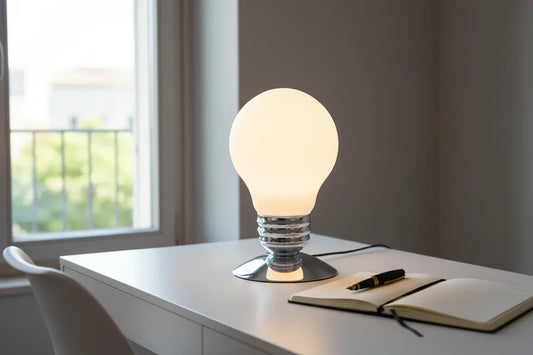 Lampada da Appoggio Design Lampadina Moderna - MaLu Casa Più