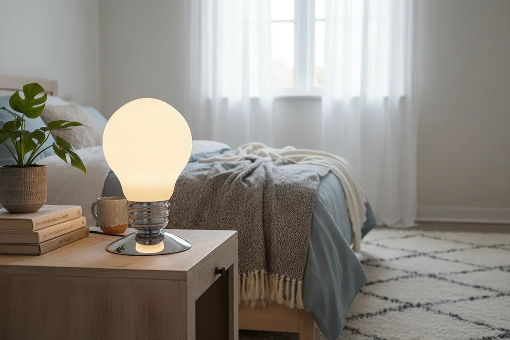 Lampada da Appoggio Design Lampadina Moderna - MaLu Casa Più