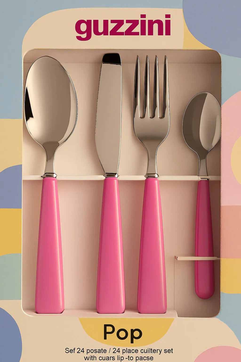 Set posate 24 pz. POP Guzzini - MaLu Casa Più