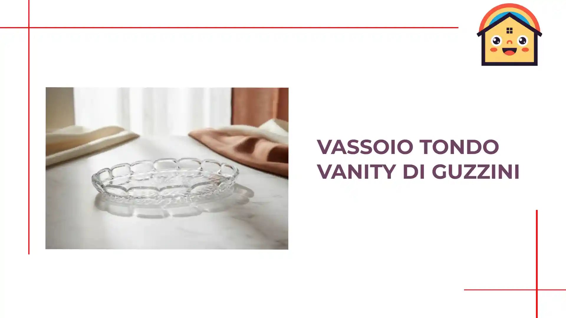 Vassoio tondo Vanity di Guzzini by@Outfy