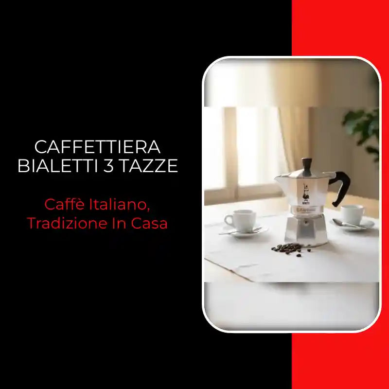 Caffettiera Bialetti 3 tazze by@Outfy