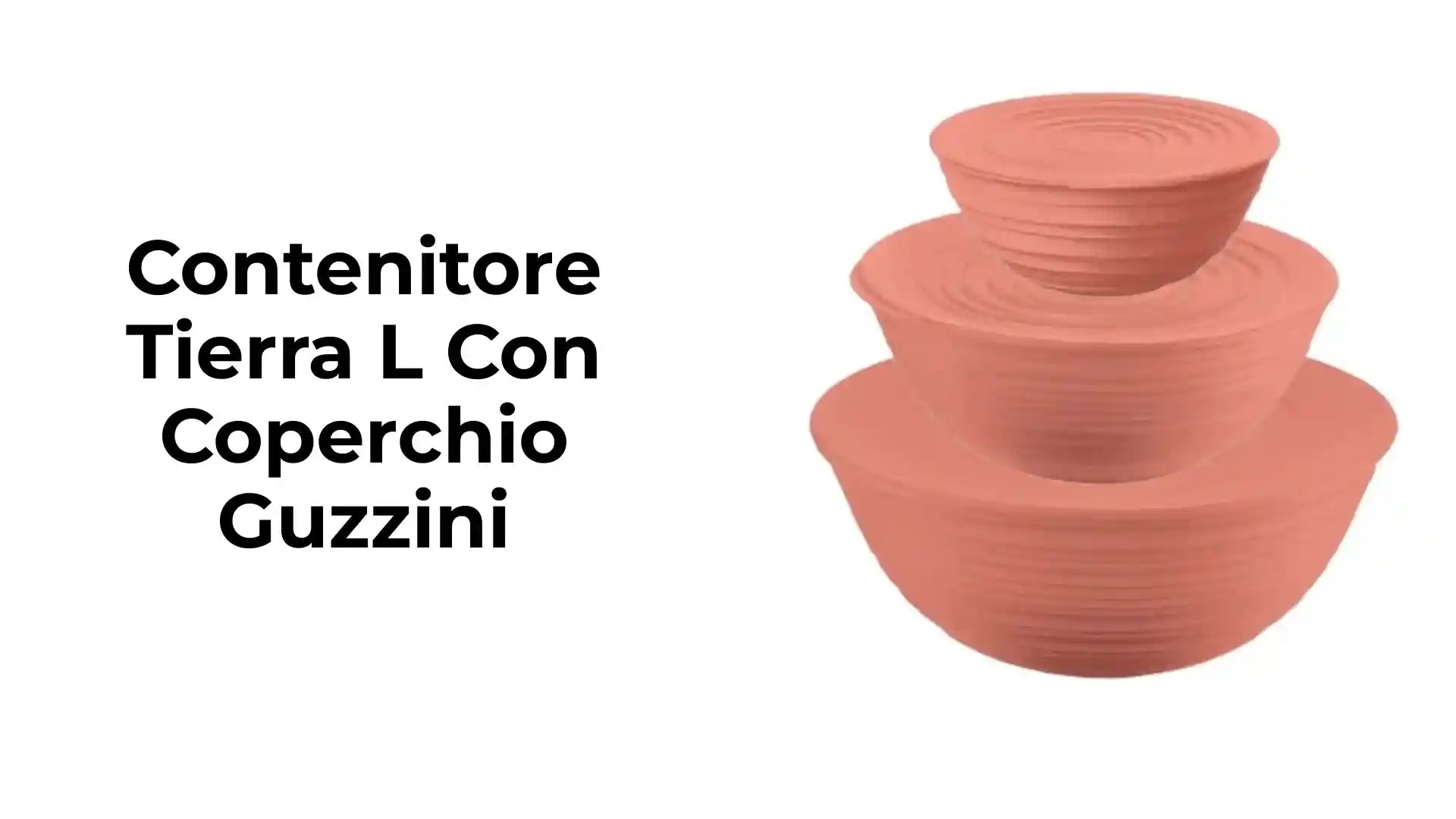 Contenitore Tierra L con coperchio Guzzini by@Outfy