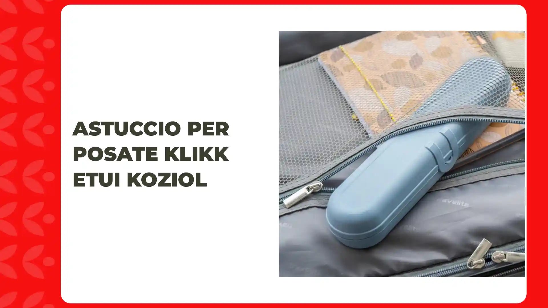 Astuccio per posate KLIKK ETUI Koziol by@Outfy