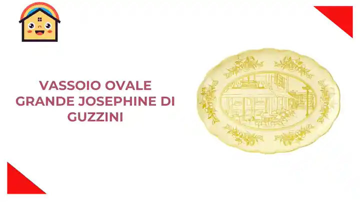 Vassoio ovale grande Josephine di Guzzini by@Outfy