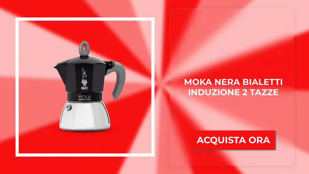 Moka Nera Bialetti induzione 2 tazze by@Outfy