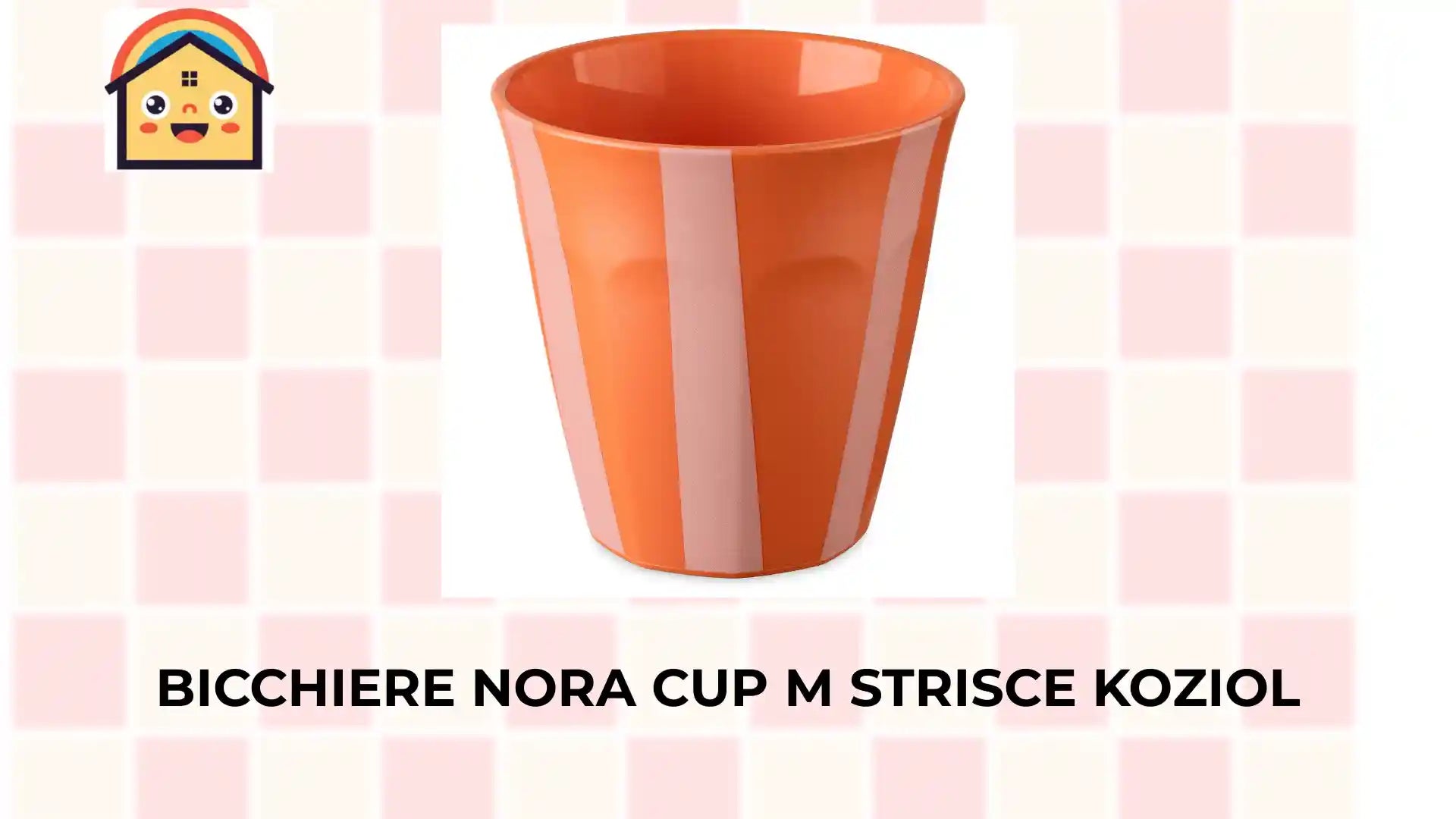 Bicchiere NORA CUP M STRISCE KOZIOL by@Outfy
