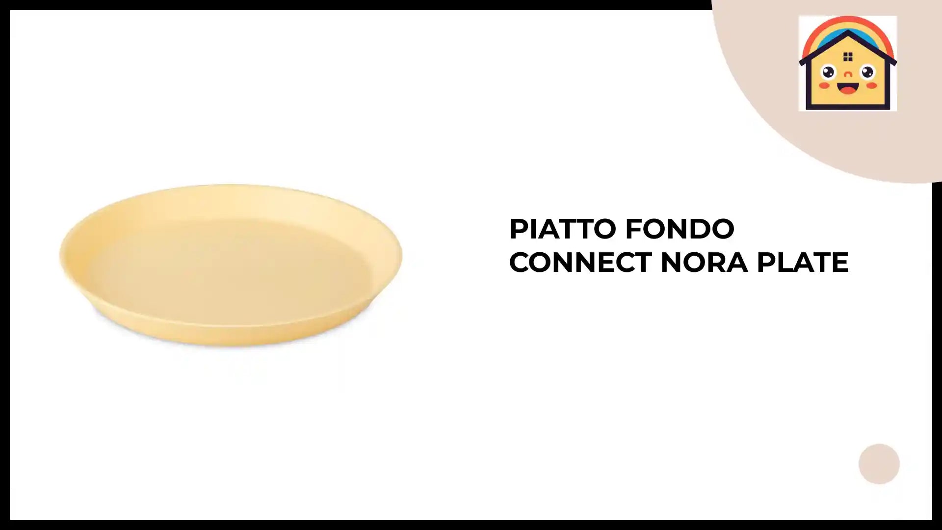 Piatto fondo CONNECT NORA PLATE by@Outfy