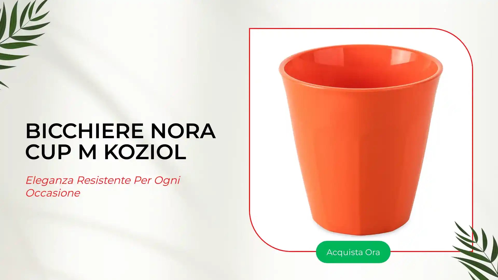 Bicchiere NORA CUP M KOZIOL by@Outfy