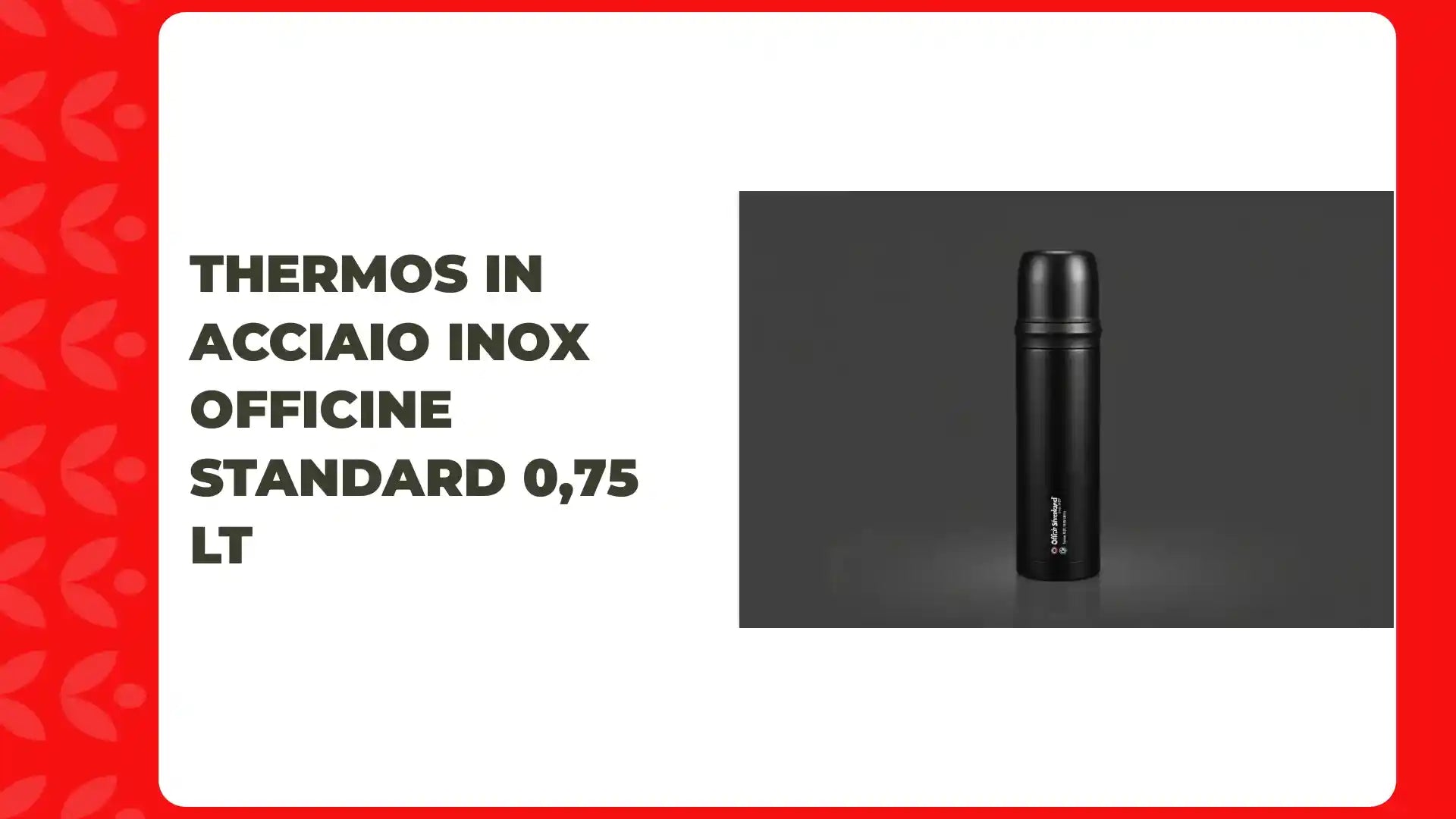 Thermos in acciaio inox Officine Standard 0,75 lt by@Outfy