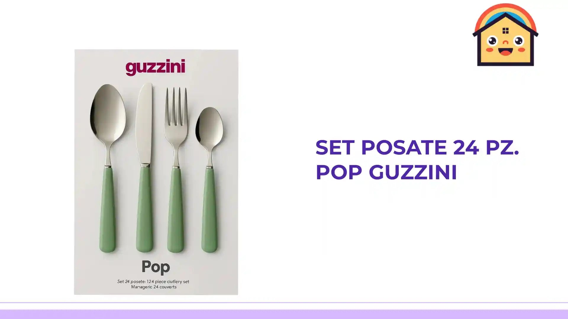Set posate 24 pz. POP Guzzini by@Outfy