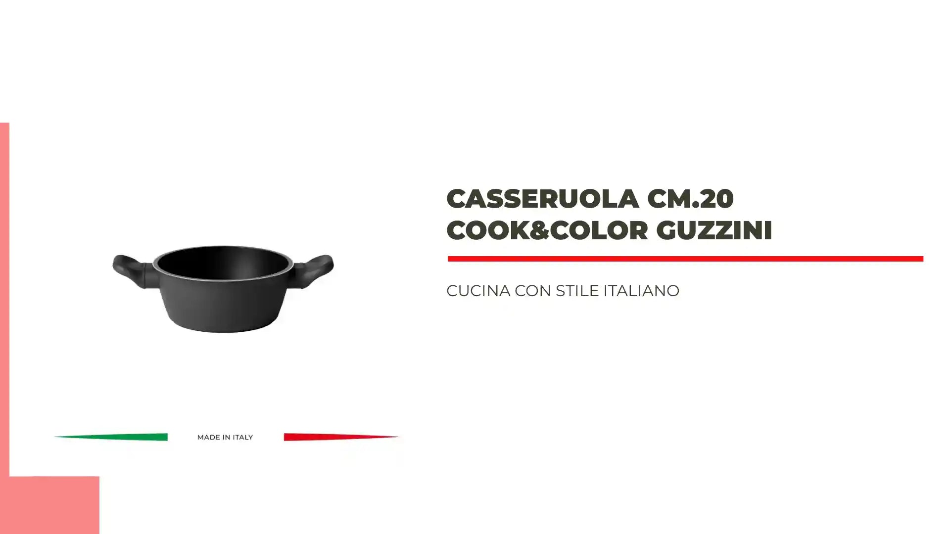 Casseruola cm.20 Cook&amp;Color Guzzini by@Outfy