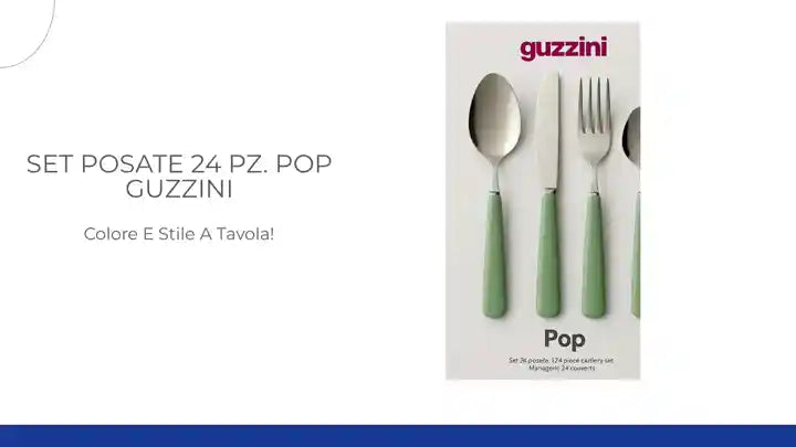 Set posate 24 pz. POP Guzzini by@Outfy