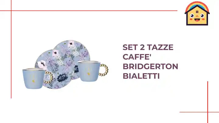 SET 2 TAZZE CAFFE' BRIDGERTON BIALETTI by@Outfy
