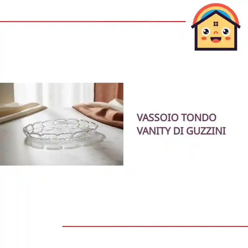 Vassoio tondo Vanity di Guzzini by@Outfy